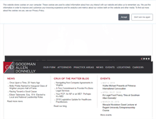 Tablet Screenshot of goodmanallen.com